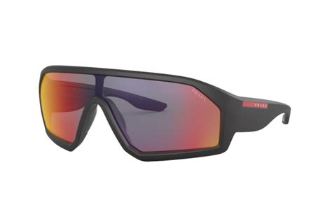 prada linea rossa ps 03vs 1bo9q1|Prada Linea Rossa PS03VS 1BO9Q1 Sunglasses in Shiny Black .